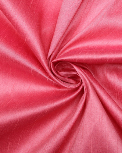 Plain Hot Pink Poly Dupion Fabric