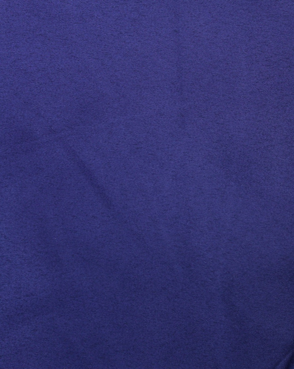 Plain Dark Blue Polyester Suede Fabric
