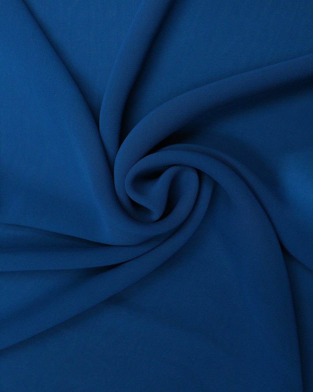 Plain Blue 1 Lazer Georgette Fabric