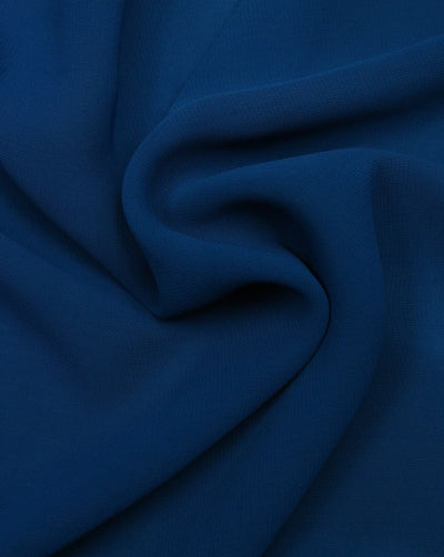 Plain Blue 1 Lazer Georgette Fabric