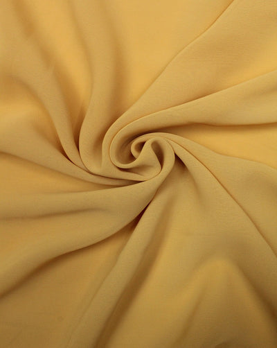 Plain Cream Lazer Georgette Fabric