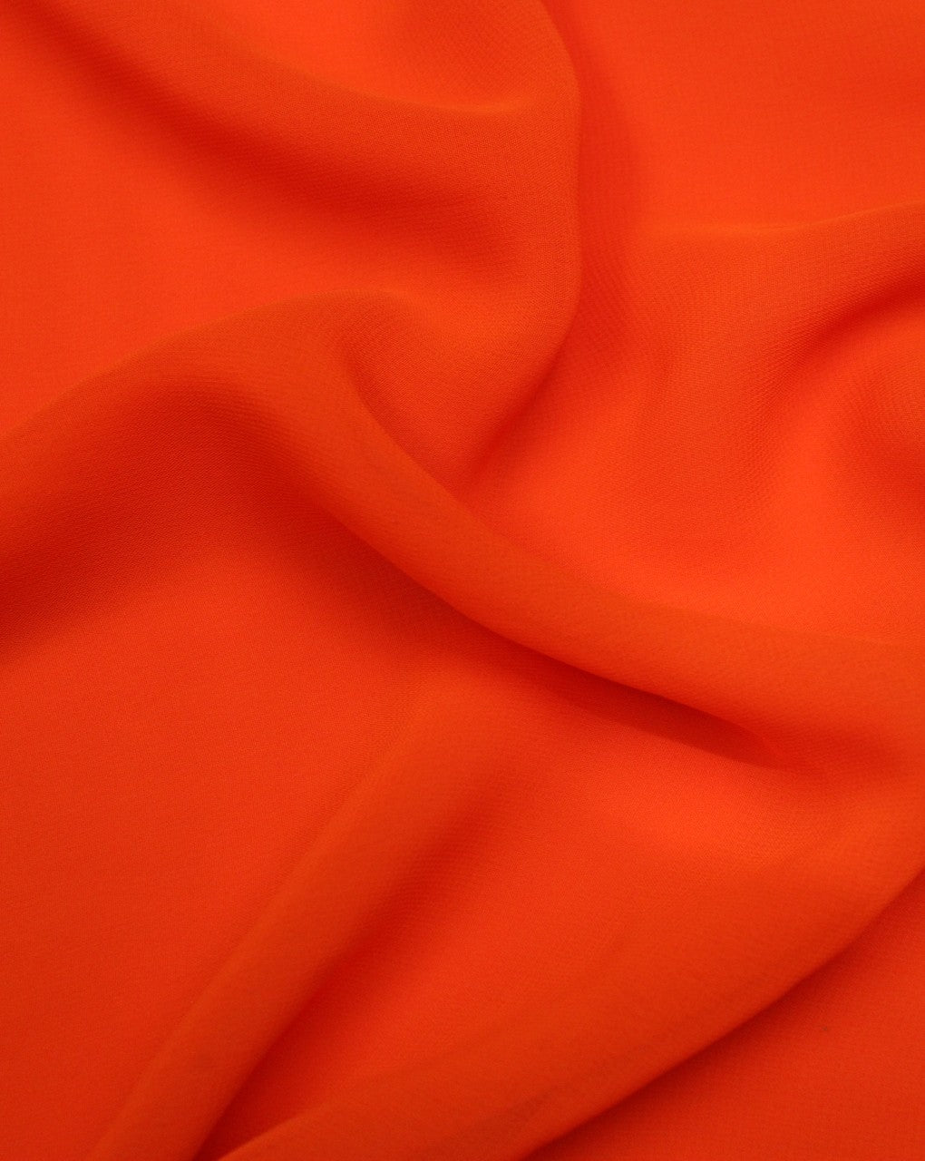 Plain Orange 2 Lazer Georgette Fabric