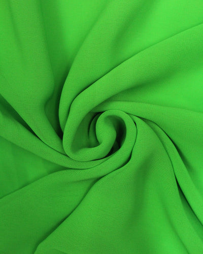 Plain Green 1 Lazer Georgette Fabric