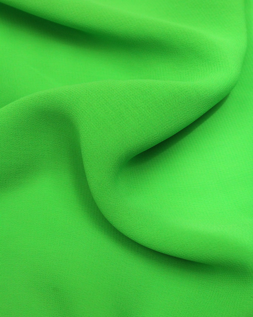 Plain Green 1 Lazer Georgette Fabric