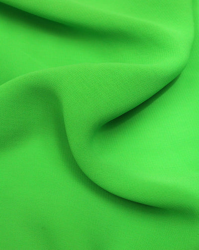 Plain Green 1 Lazer Georgette Fabric