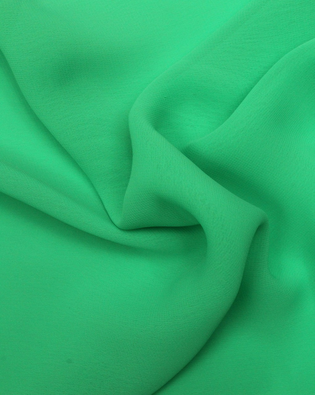 Plain Green 2 Lazer Georgette Fabric