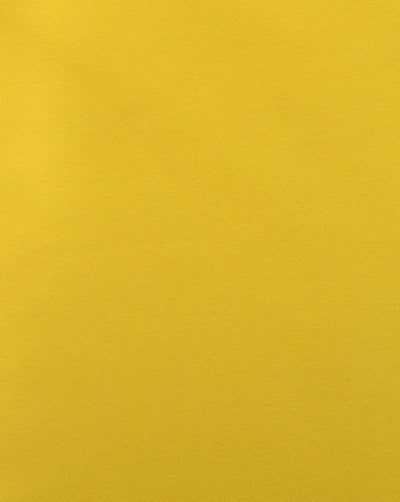 Plain Yellow Polyester Crepe Fabric