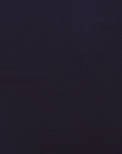 Plain Navy Blue Polyester Crepe Fabric