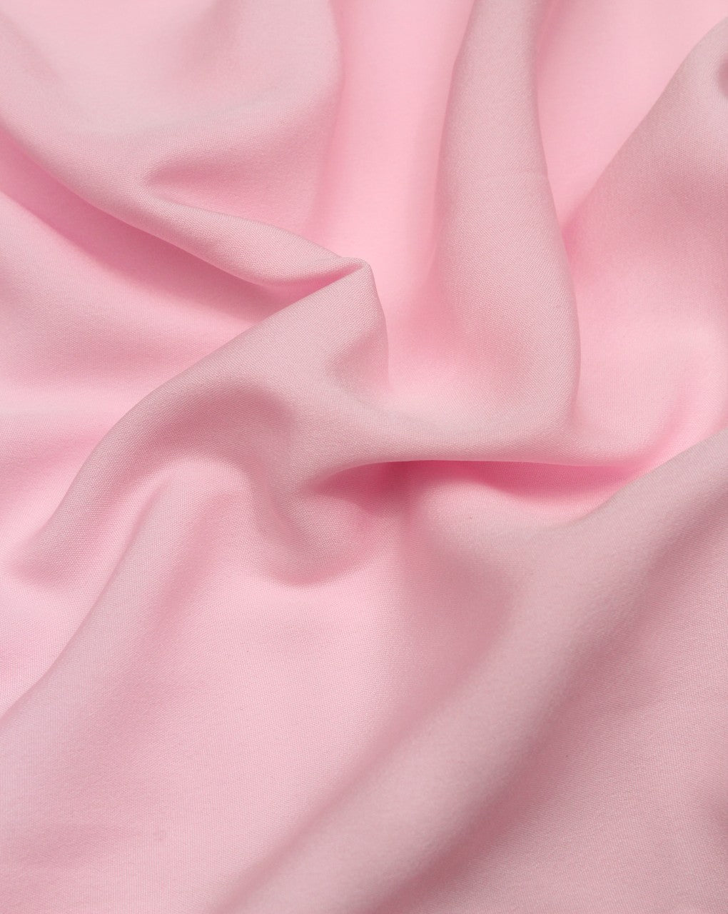 Plain Baby Pink Polyester Crepe Fabric