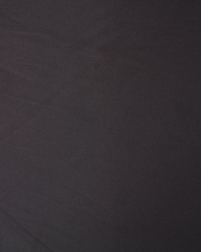 Plain Slate Grey Polyester Crepe Fabric