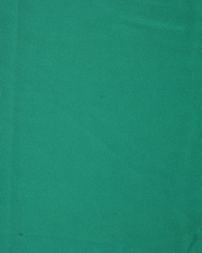 Plain Green Polyester Crepe Fabric