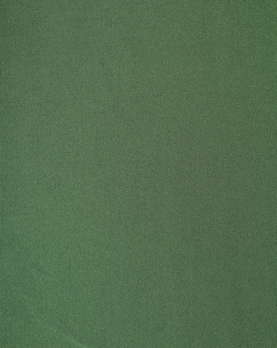 Plain Olive Green Polyester Crepe Fabric