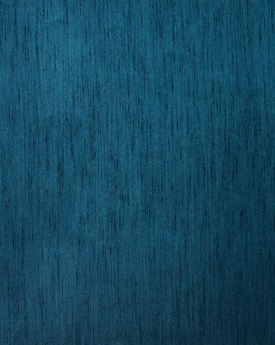 Plain Teal Poly Dupion Fabric