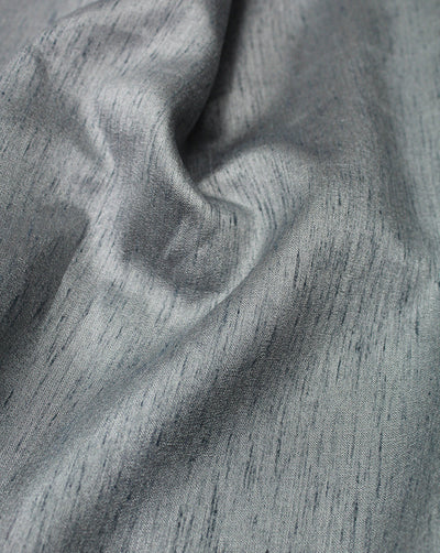 Plain Silver Poly Dupion Fabric