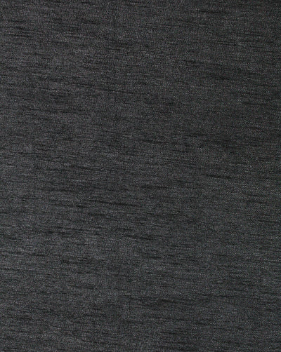 Plain Black Poly Dupion Fabric