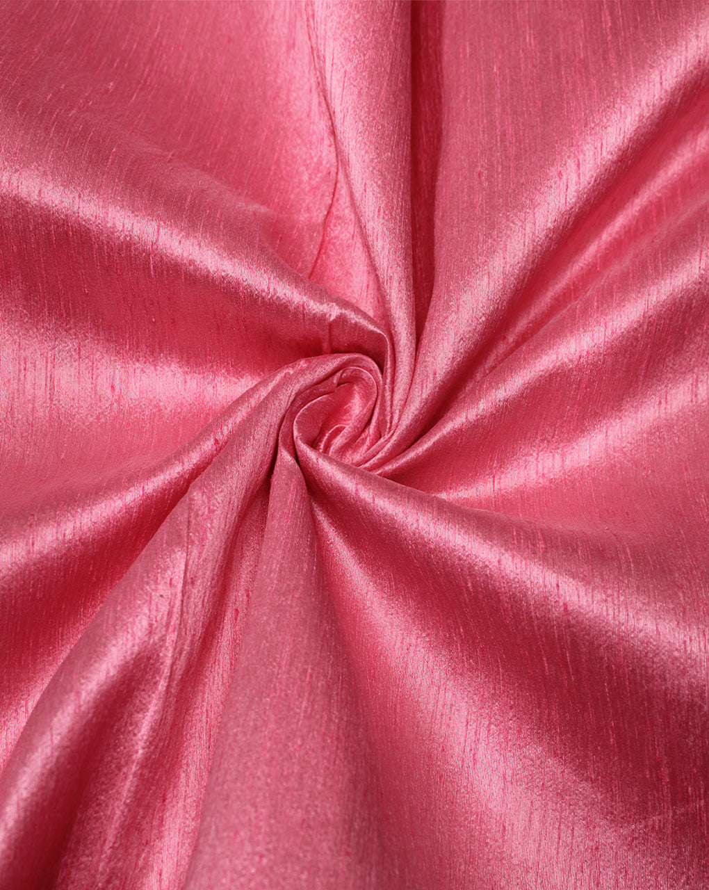 Plain Pink Poly Dupion Fabric