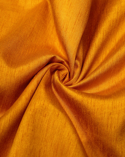 Plain Mustard Poly Dupion Fabric