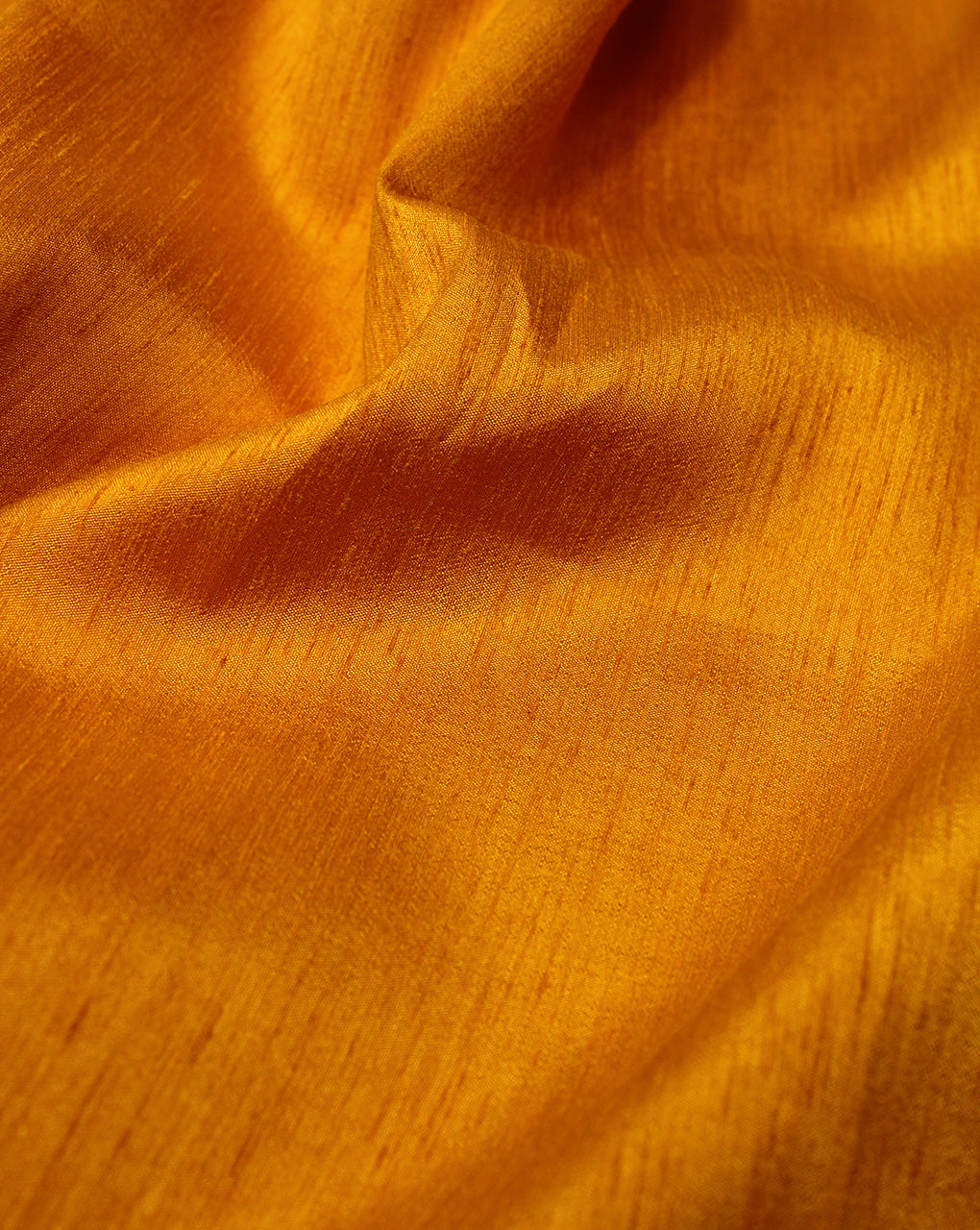 Plain Mustard Poly Dupion Fabric