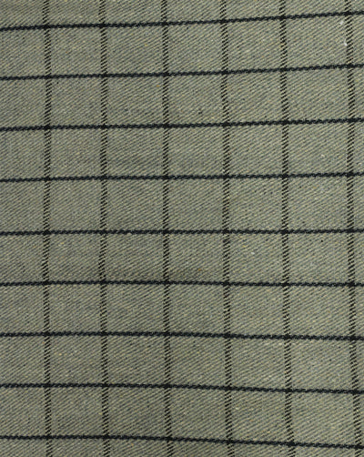 CHECKS WOOLEN TWEED FABRIC ( WIDTH 54 INCHES )