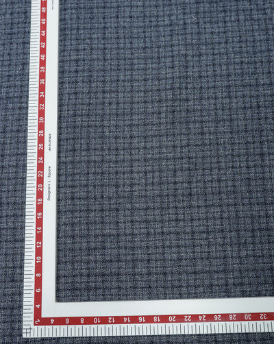 CHECKS WOOLEN TWEED FABRIC ( WIDTH 54 INCHES )