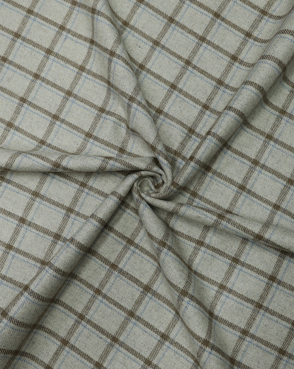 CHECKS WOOLEN TWEED FABRIC ( WIDTH 54 INCHES )