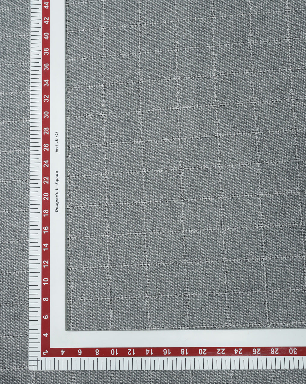 CHECKS WOOLEN TWEED FABRIC ( WIDTH 54 INCHES )