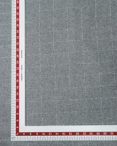 CHECKS WOOLEN TWEED FABRIC ( WIDTH 54 INCHES )