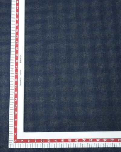 CHECKS WOOLEN TWEED FABRIC ( WIDTH 54 INCHES )