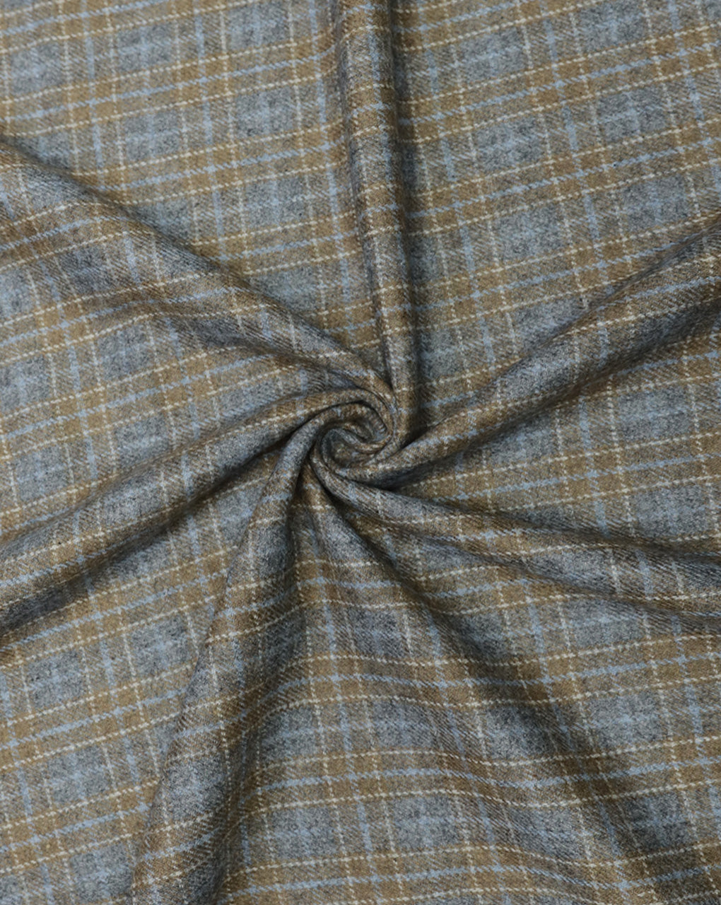 CHECKS WOOLEN TWEED FABRIC ( WIDTH 54 INCHES )