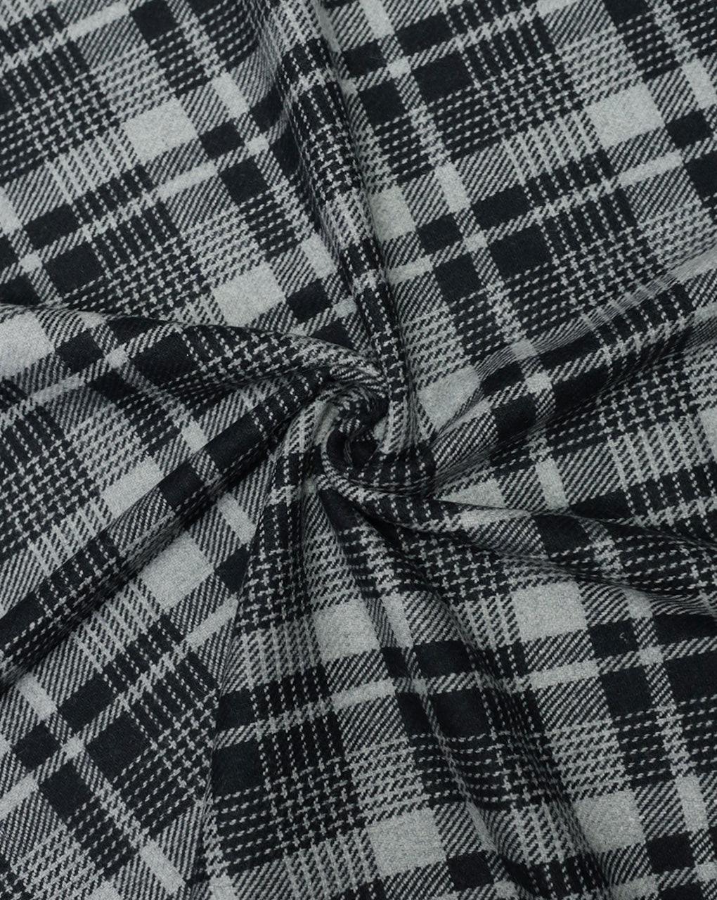 CHECKS WOOLEN TWEED FABRIC ( WIDTH 54 INCHES )