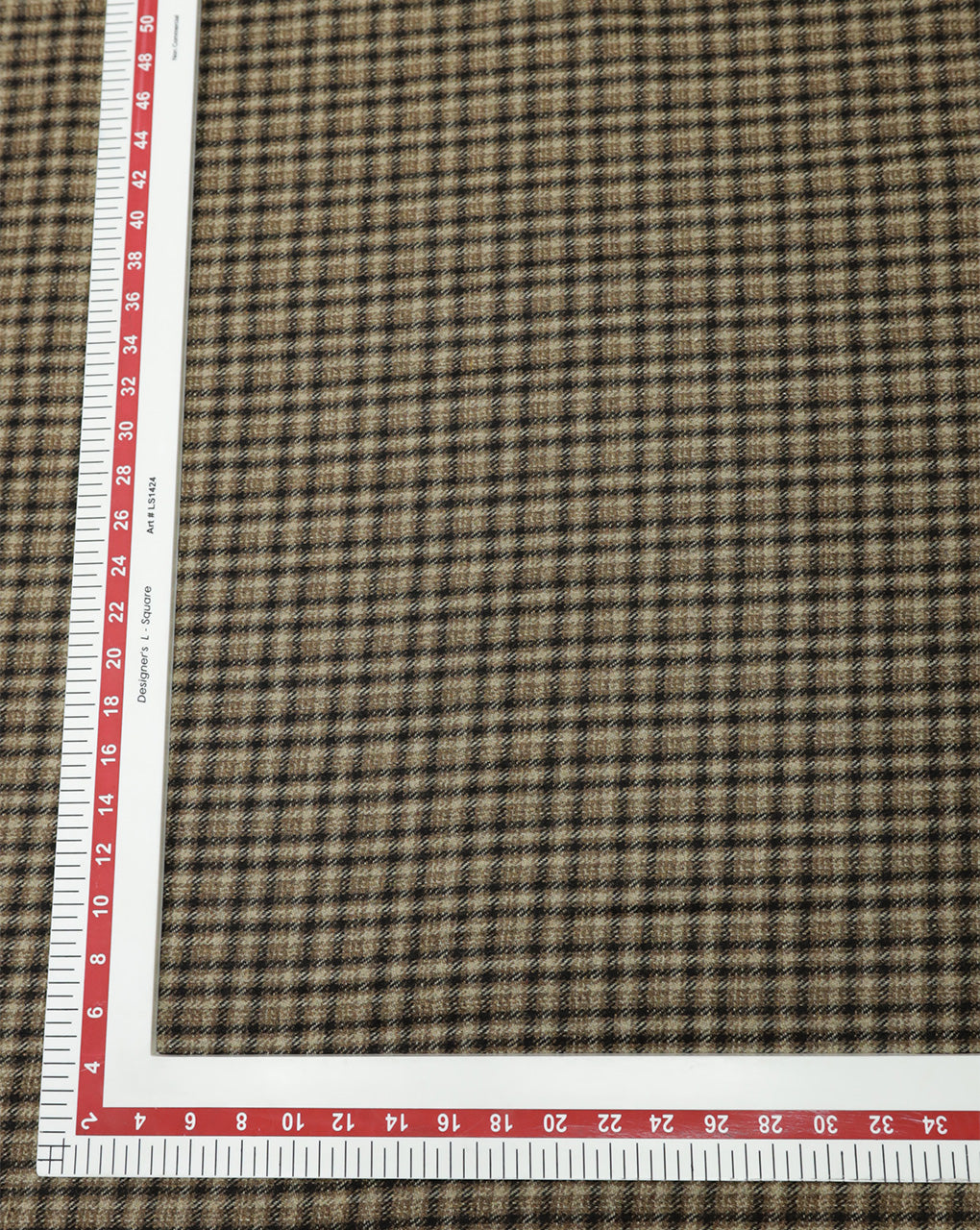 CHECKS WOOLEN TWEED FABRIC ( WIDTH 54 INCHES )