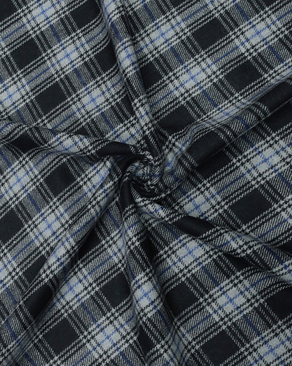 CHECKS WOOLEN TWEED FABRIC ( WIDTH 54 INCHES )