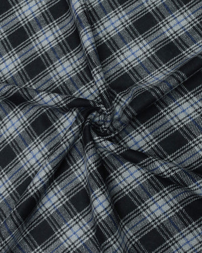CHECKS WOOLEN TWEED FABRIC ( WIDTH 54 INCHES )