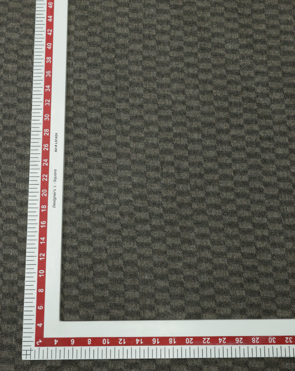 CHECKS WOOLEN TWEED FABRIC ( WIDTH 54 INCHES )