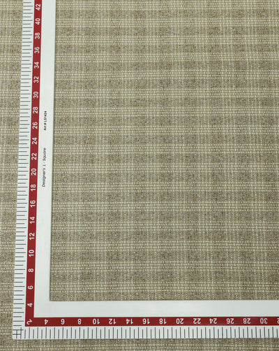 CHECKS WOOLEN TWEED FABRIC ( WIDTH 54 INCHES )