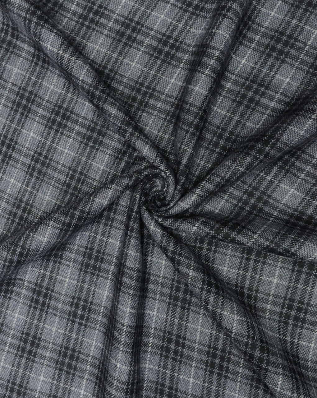 CHECKS WOOLEN TWEED FABRIC ( WIDTH 54 INCHES )