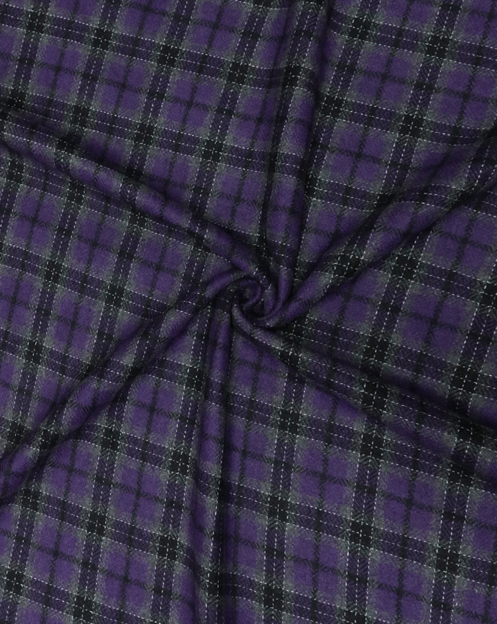 CHECKS WOOLEN TWEED FABRIC ( WIDTH 54 INCHES )