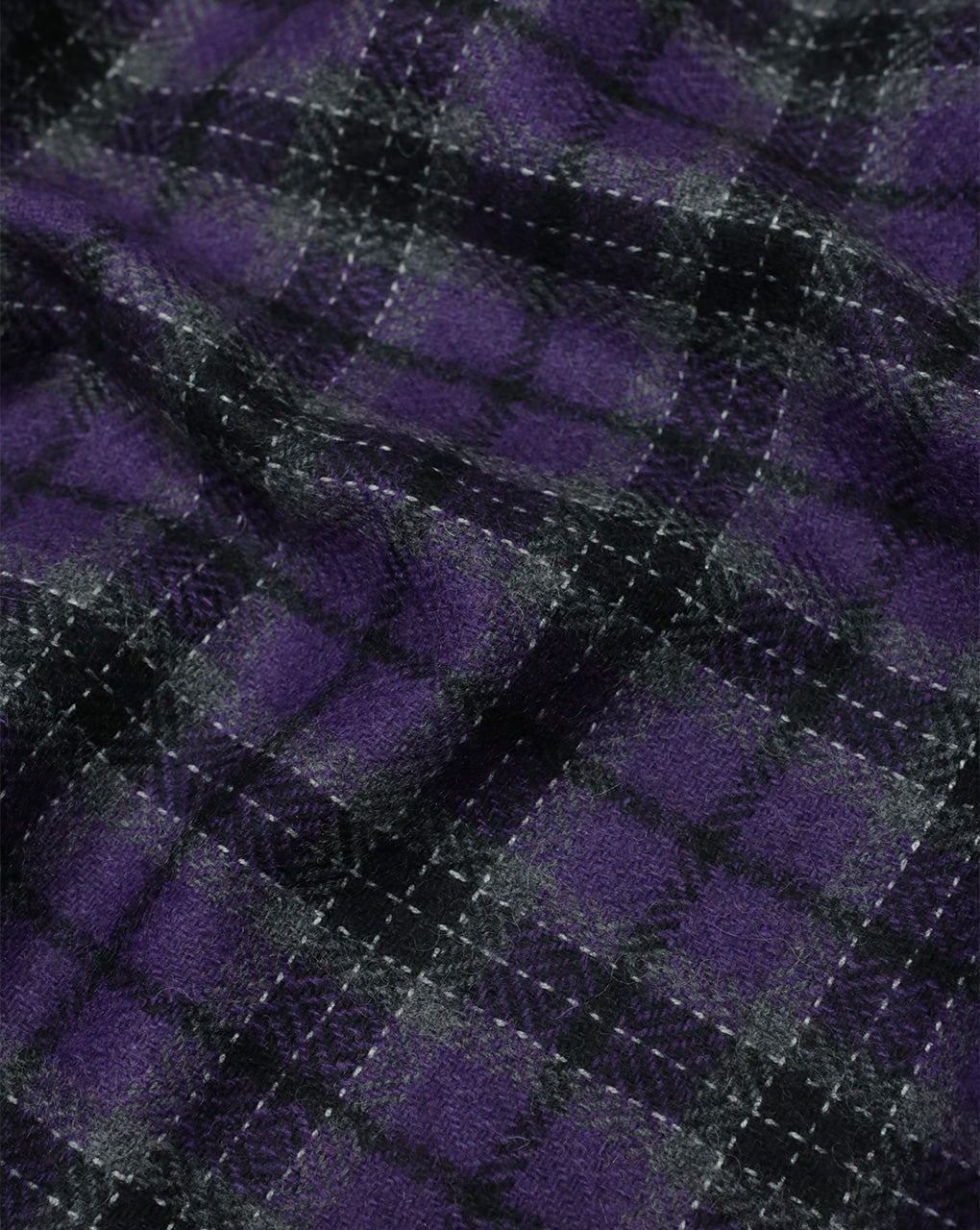 CHECKS WOOLEN TWEED FABRIC ( WIDTH 54 INCHES )