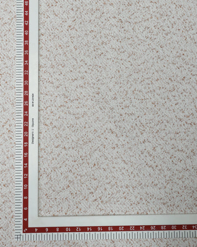 WHITE WOOLEN TWEED FABRIC ( WIDTH 54 INCHES )