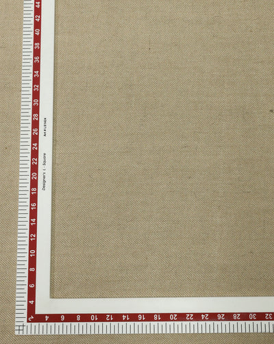 HERRINGBONE WOOLEN TWEED FABRIC ( WIDTH 54 INCHES )