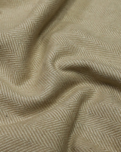 HERRINGBONE WOOLEN TWEED FABRIC ( WIDTH 54 INCHES )