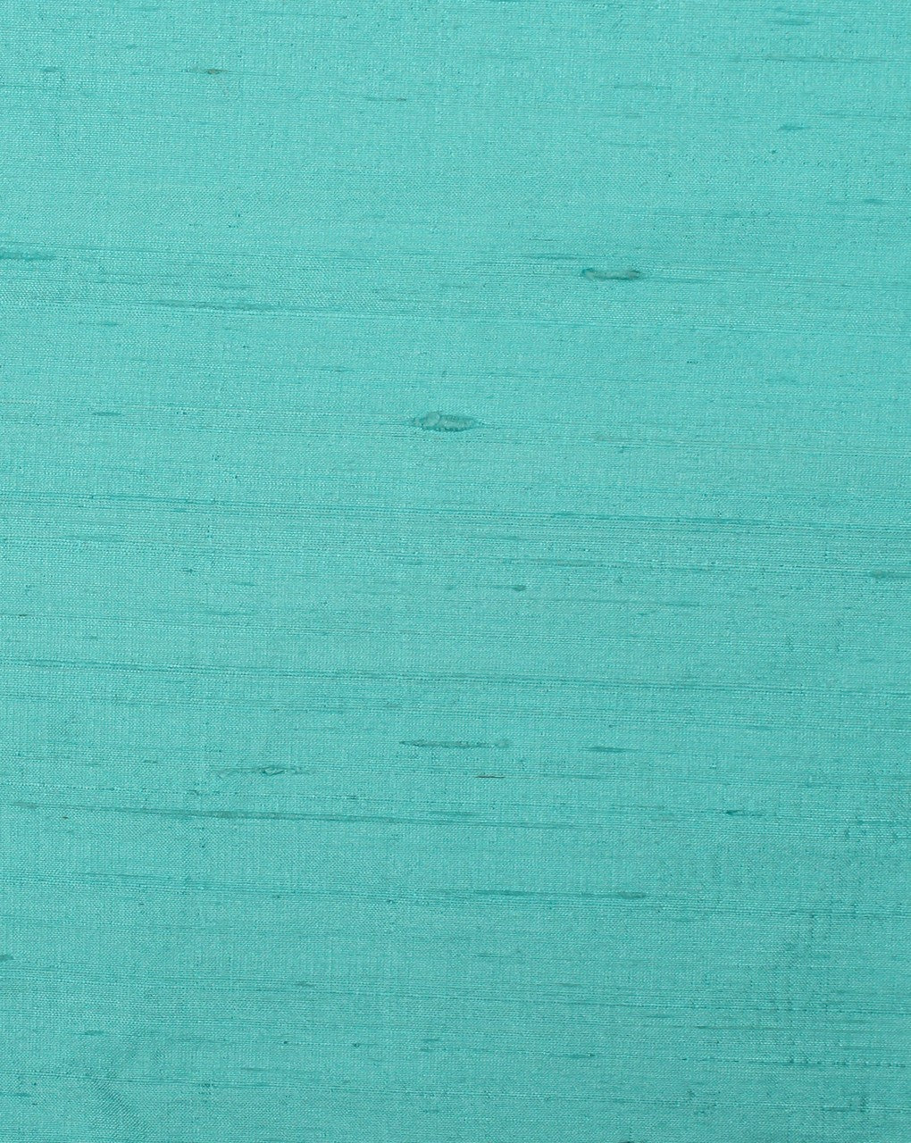 Turquoise Plain Raw Silk Fabric