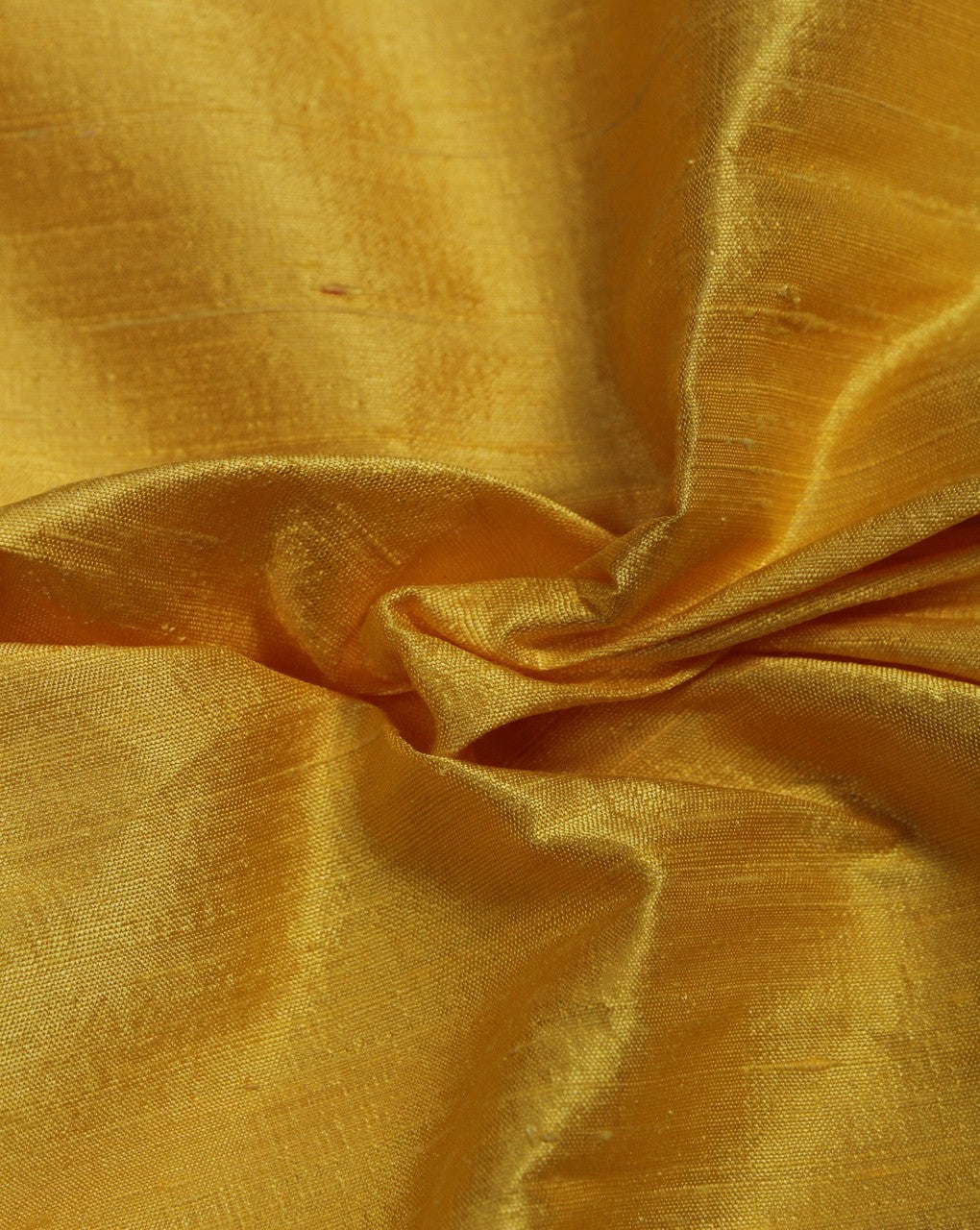 Yellow Plain Raw Silk Fabric