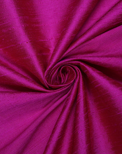 Pink Plain Raw Silk Fabric