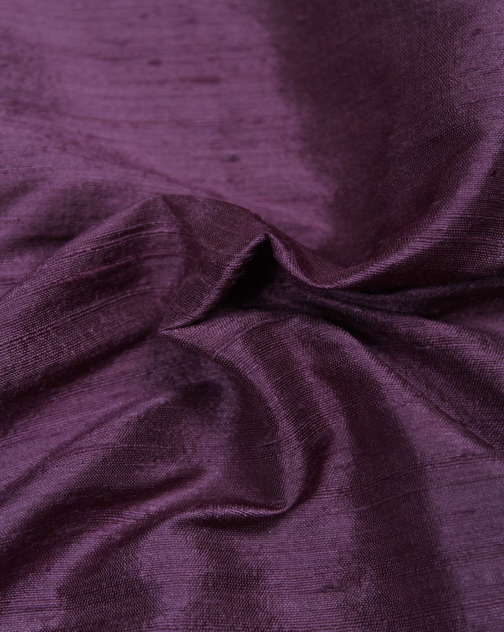 Grey Plain Raw Silk Fabric