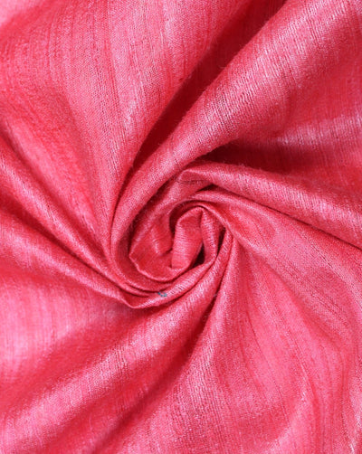Pink Plain Khadi Silk Fabric