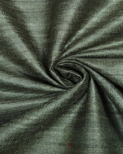 Grey Plain Khadi Silk Fabric