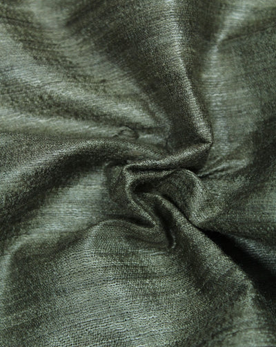 Grey Plain Khadi Silk Fabric