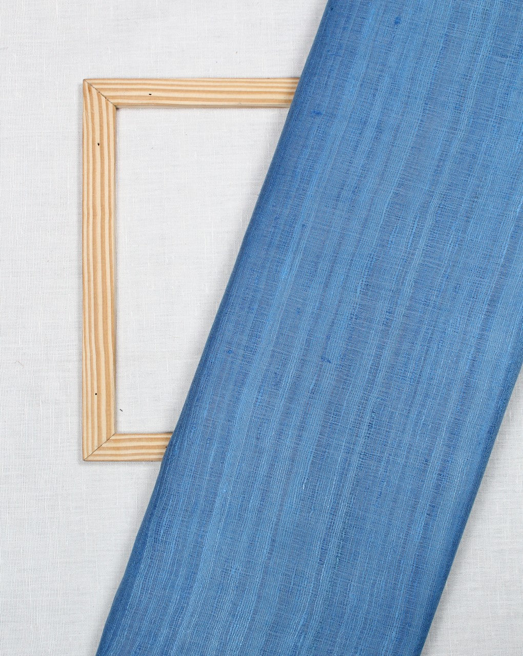 Light Blue Plain Khadi Silk Fabric