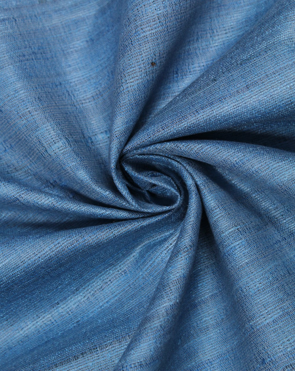 Light Blue Plain Raw Silk Fabric